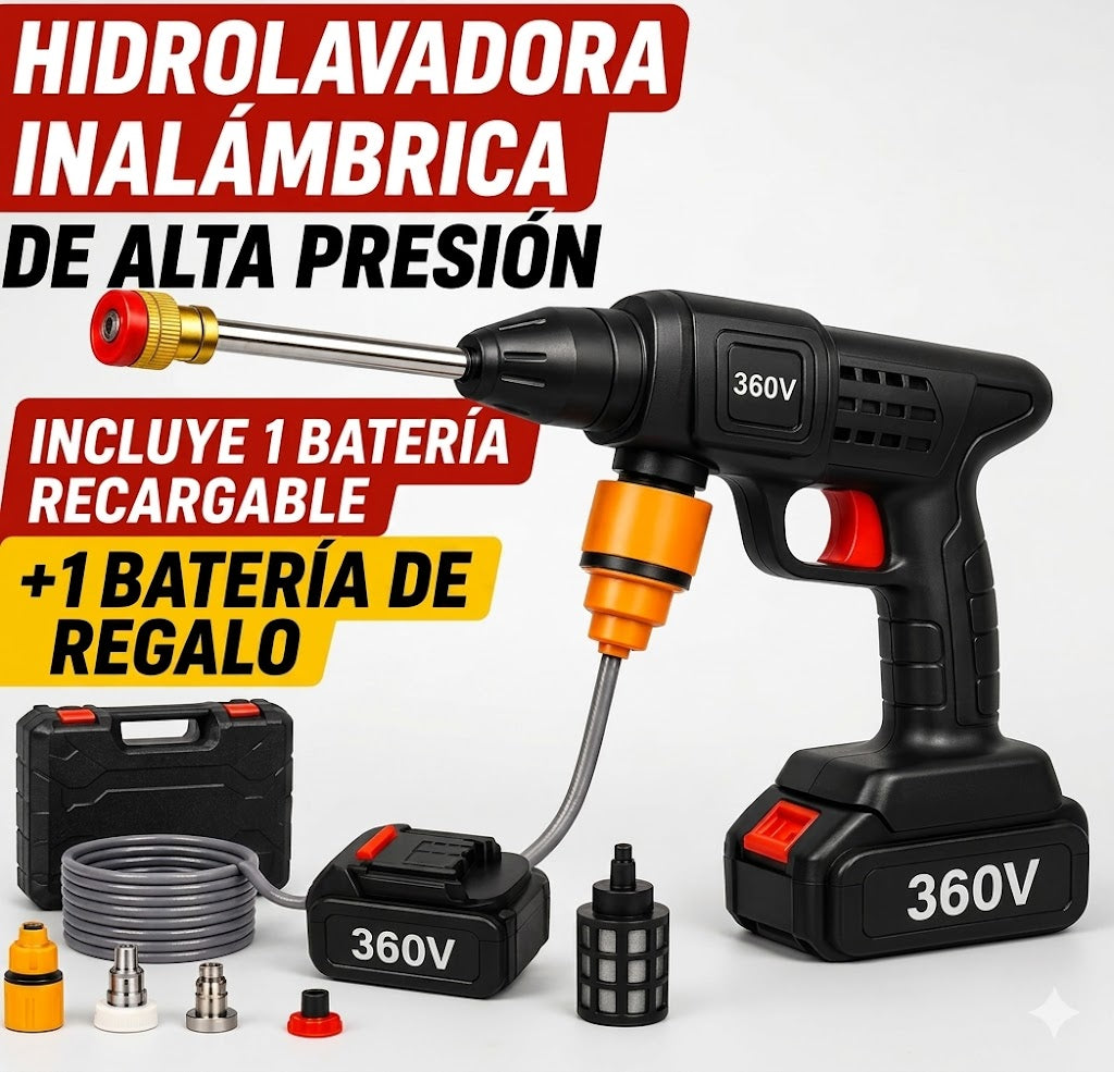 HIDROLAVADORA PRO 360 VOLTIOS +ASPIRADORA